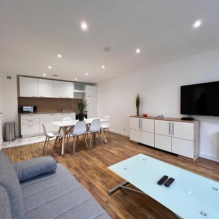 Sens - Appartement Proche Gare Et Centre Ville - Wifi Fibre - Check In Autonome - Bel Espace De Vie - Smart Tv Exterior foto
